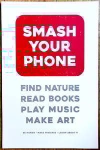 Smash Your Phone Poster