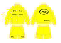 Yellow reflective Windbreaker set
