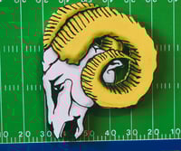Image 6 of Los Angeles Rams Hand Crafted NFL 3D Wooden Team Logo 2