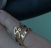 CUSTOM NAME RING| PERSONALIZED 