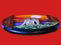Image 5 of Cougar Diorama - Handmade 3D Wooden Wall Hanging Artwork
