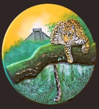 Image 7 of Jaguar Diorama - Handmade 3D Wooden Wall Hanging Artwork