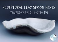 Sculptural Clay Spoon Rests