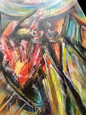 REASONABLE DOUBT HAND ALTERED PRINT 24x36"