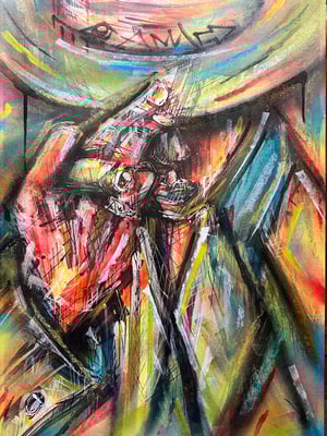 REASONABLE DOUBT HAND ALTERED PRINT 24x36"