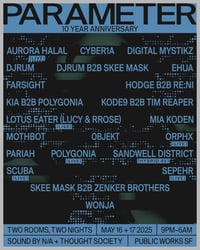 PARAMETER 10 YEAR ANNIVERSARY POSTER