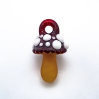 Image 1 of Finer Glass Mushroom Pendant 2