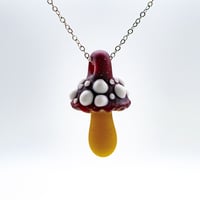 Image 3 of Finer Glass Mushroom Pendant 2