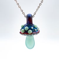 Image 3 of Finer Glass Mushroom Pendant 3