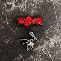 Image 2 of GOAT SEMEN - DEVOTOS DEL DIABLO OFFICIAL ENAMEL PIN