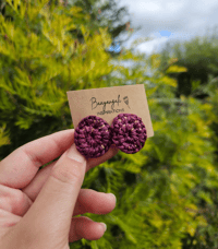 Image 2 of Dark Purple Studs