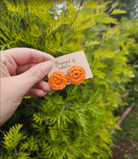 Image 1 of Bright orange Studs