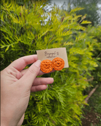 Image 2 of Bright orange Studs