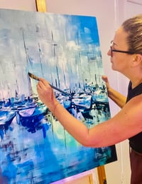 Image 3 of NEW Townsville Workshop - Paint 'Boats in the Harbour' 