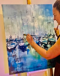 Image 1 of NEW Townsville Workshop - Paint 'Boats in the Harbour' 