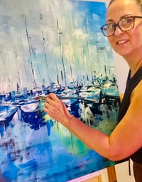 Image 4 of NEW Townsville Workshop - Paint 'Boats in the Harbour' 