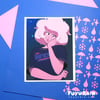 PRINT - She's Crying Again