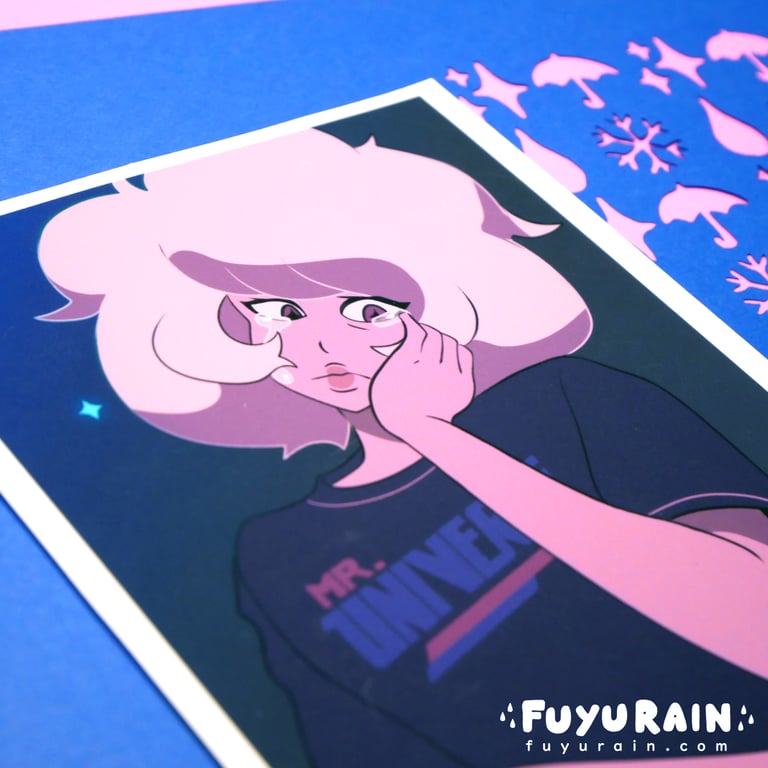 PRINT - She's Crying Again Image 2