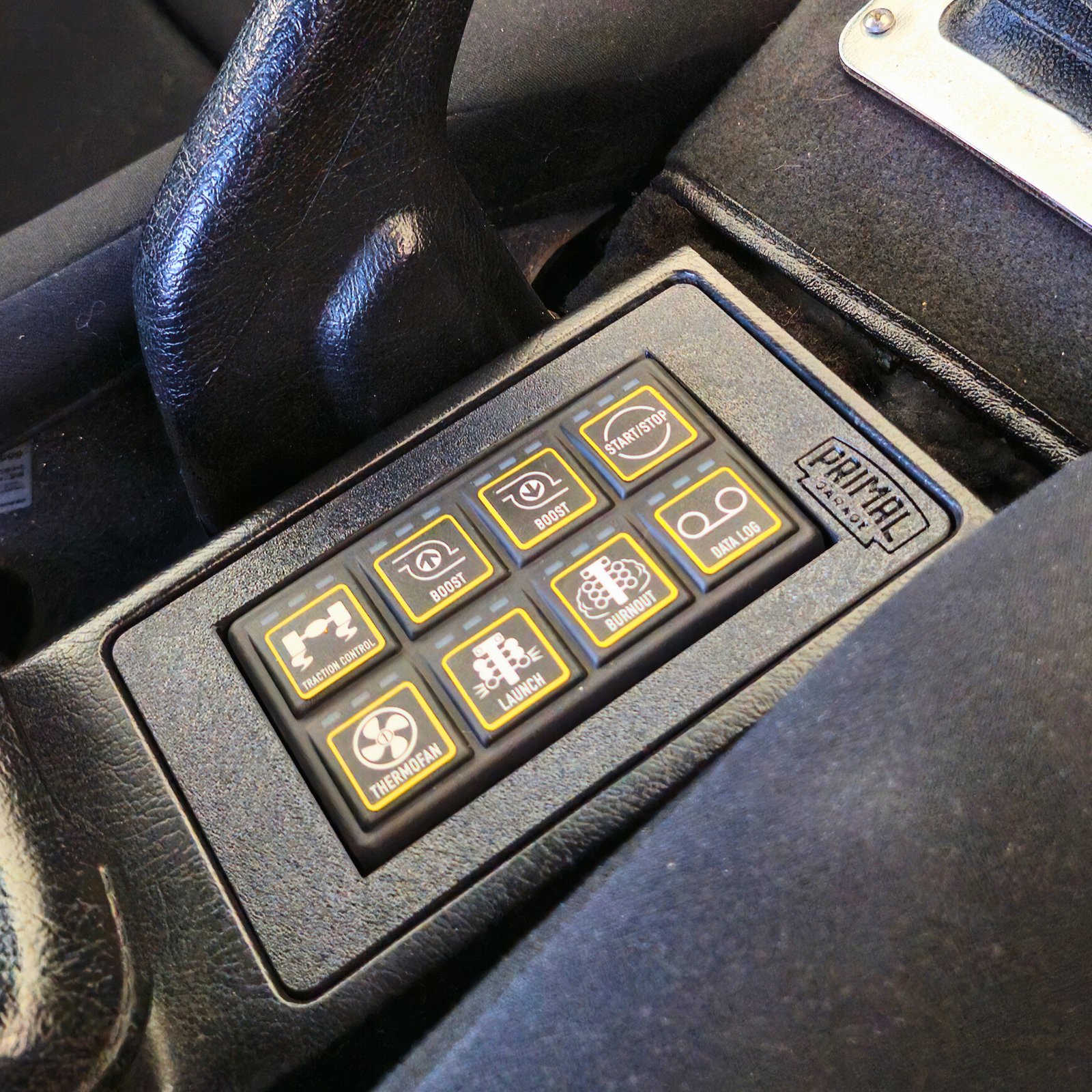 Mazda RX7 FC3S Can Keypad center console mount | Primal Garage