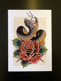 Image 1 of Snake and rose 