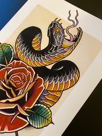 Image 2 of Snake and rose 