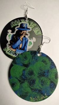 Image 3 of Standing on Business Acrylic Statement Earrings
