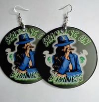 Image 5 of Standing on Business Acrylic Statement Earrings