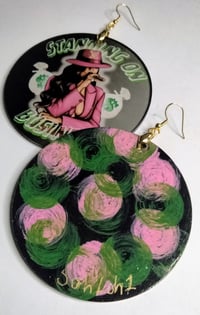 Image 8 of Standing on Business Acrylic Statement Earrings