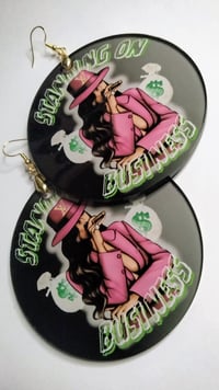 Image 9 of Standing on Business Acrylic Statement Earrings