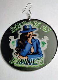 Image 11 of Standing on Business Acrylic Statement Earrings