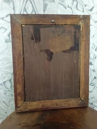 Image 3 of Portrait ancien à l'huile sur bois