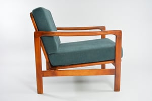 Image of Fauteuil BZ bleu denim