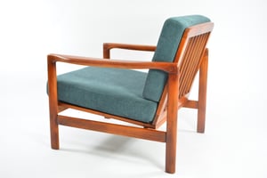 Image of Fauteuil BZ bleu denim