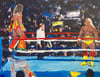 Warrior vs Hogan (original painting)