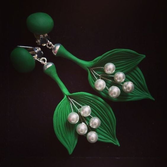Image of Boucles d'oreilles Muguet