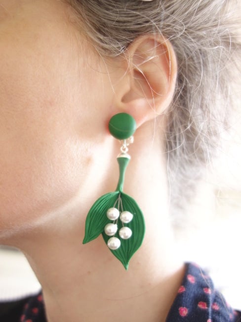 Image of Boucles d'oreilles Muguet