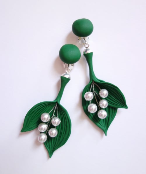 Image of Boucles d'oreilles Muguet