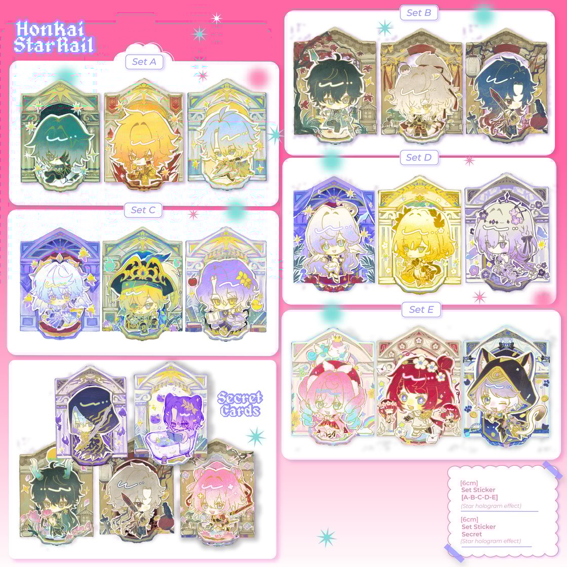 Image of HSR Sticker Pack