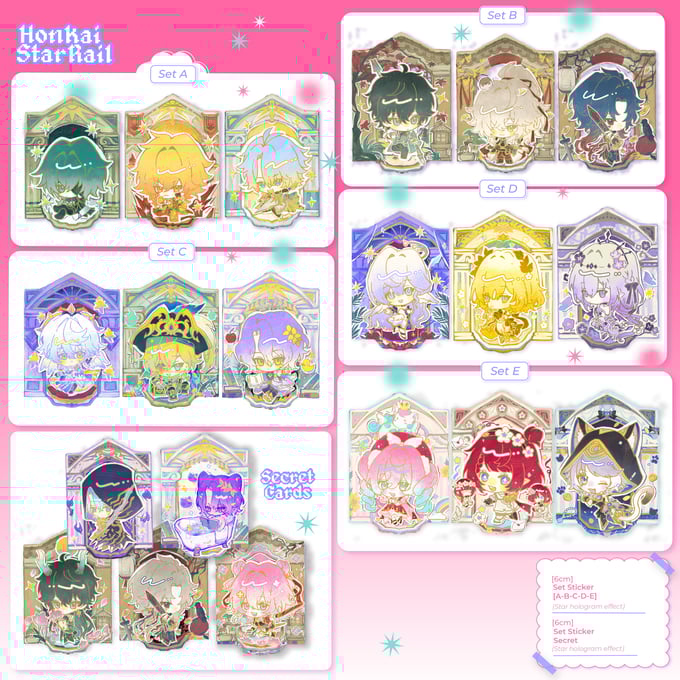 Image of HSR Sticker Pack