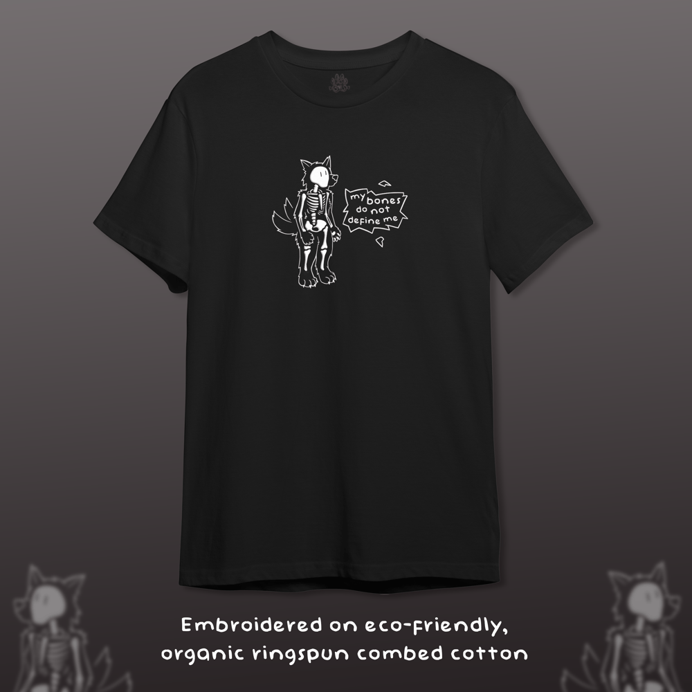 Image of My Bones Do Not Define Me (Embroidered T-Shirt)