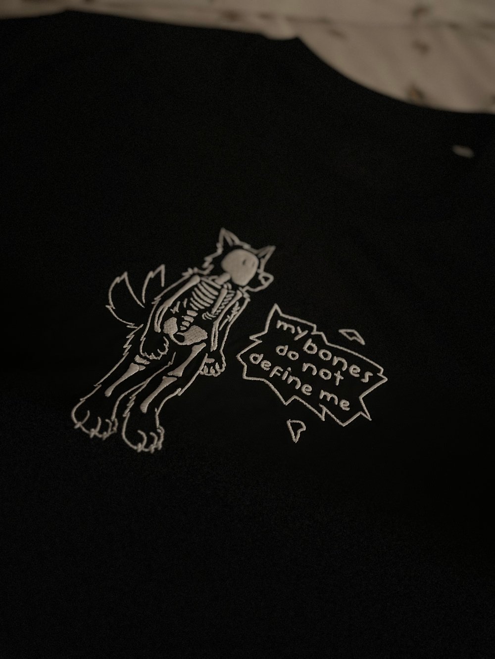 Image of My Bones Do Not Define Me (Embroidered T-Shirt)