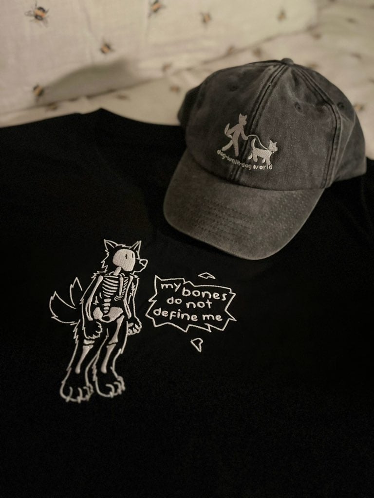 Image of My Bones Do Not Define Me (Embroidered T-Shirt)