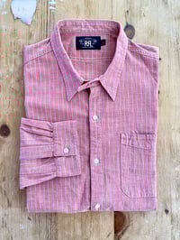 Image 1 of RRL RED CHAMBRAY STRIPED WORK-SHIRT