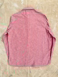 Image 3 of RRL RED CHAMBRAY STRIPED WORK-SHIRT