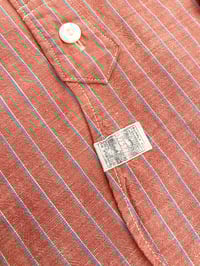 Image 5 of RRL RED CHAMBRAY STRIPED WORK-SHIRT