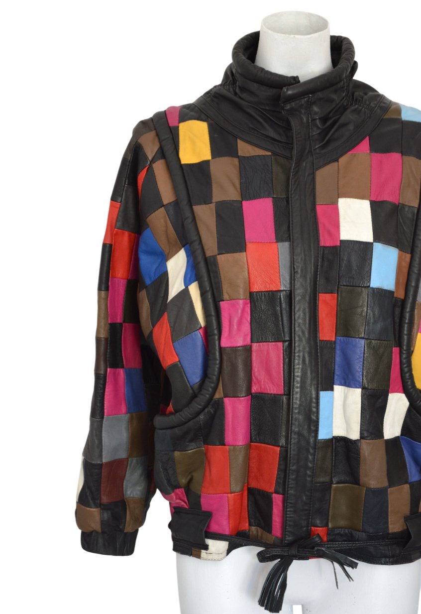 1980s Yves Saint Laurent leather jacket | Mariella Castaneda