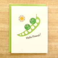Image 1 of Peas Greeting Card