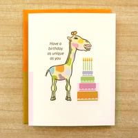 Image 1 of Unique Birthday Card