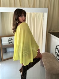 Image 7 of Acid Green Cape Top