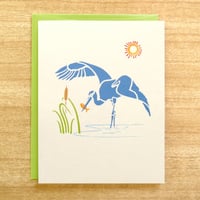 Image 1 of Heron Note Card
